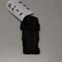 Copper Fit Unisex Adult Fingerless Rapid Relief Adjustable Wrist Wrap with Ice Pack or Heat Therapy, Black, Adjustable