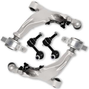 4PC Front Left Right Lower Control Arm Stabilizer Sway Bar End Link Compatible With Fit for EX35 2008 2009 2010, EX37 2013, G37 2009 2010 2011 2012 2013 Replace OE# CMS301111 CMS301112 K750209