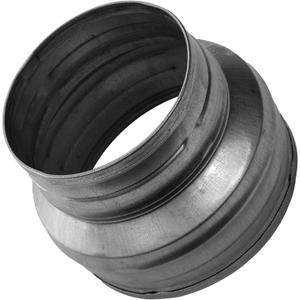 Vent Systems 5" inch to 4" inch Duct Reducer Adapter Connector Fitting Pipe Increaser Reducer Cone for HVAC, Ventilation Systems, Exhausts and Grow Tents. Metal 125 to 100 mm