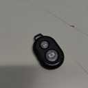 Remote Control for TikTok,Wireless Remote Camera Shutter with Zoom in Out for iPhone&Android, Front Rear Camera Switch,Page Turner for EBook APP, Phone Remote, Scrolling Ring for TIK Tok, Black