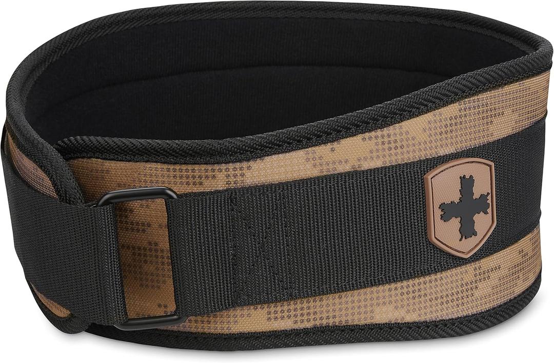 Harbinger Weightlifting Belt, Foam, 4.5" Width, Pink, X-Small - X-Large (Unisex Tan Camo)