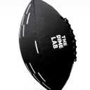 The Dime Lab Water Football - Waterproof Football for Pools, Beaches, & Lakes - Strong Grip Training, Outdoor, All-Weather Water Toys for All Ages - Black