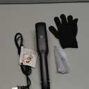 MiroPure 1.5 Inch Flat Iron, Hair Straightener with 30S Fast Heating & 60min Auto Shut-Off, Hair Straightener and Curler 2 in 1 with 3D Ceramic Floating Plates, Black