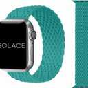 Solace Bands Imperium V2 Loop - Compatible with Apple Watch Bands Stretchable Sport Loop Band for Women and Men, iWatch Bands for 38mm 40mm 41mm 42mm 44mm 45mm Ultra, SE and Series 8 7 6 5 4 3 2 1 (38/40/41MM - XS, Black)