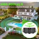 Retractable Garden Hose Reel 1/2 in x100 ft, Heavy Duty Wall Mounted Hose Reel with 10- Function Sprayer Nozzle, Any Length Lock/Automatic Slow Return System,180 Swivel Bracket