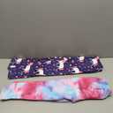 ZeriLion 2 Pack Girls Fleece Lined Leggings  Warm Stretchy Winter Pants for School & Outdoor Play, Size 4-10 Years (6-7 Years)