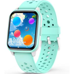 Kids Smart Watch Girls Boys, SmartWatch for Kids Smart Watch Gifts for 4-16 Years Old with Sleep Mode 19 Sports Mode Pedometer Birthday Gift for Boys Girls (Green)