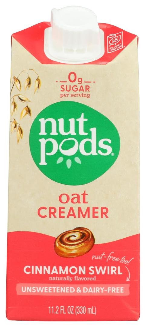 2 x Nutpods Cinnamon Swirl Oat Creamer, 11.2 FZ (EXP 08/11/26)