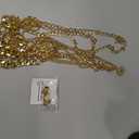 Chunky Necklaces for women Punk Chain Multilayer Statement Collar Necklace Gold