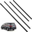 4PCS Door Window Moulding Weatherstrip Compatible with Honda Odyssey 2009-2014, Outer Weather Stripping Trim Seal Belt Replacement for 72450-SLE-003 72410-SLE-003 72950-SLE-003 72910-SLE-003
