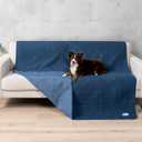 PetAmi Waterproof Couch Cover for Dogs, Non-Slip Leakproof Sofa Furniture Protector for Pet Cat, Machine Washable Bed Blanket for Car Seat, 52x82 Blue