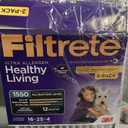 Filtrete 16x25x4(SlimFit), AC Furnace Air Filter, MPR 1550 DP, Healthy Living Ultra Allergen Deep Pleat, 2-Pack (actual dimensions 15.5 x 24.5 x 3.75)