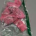 WSYUB Spa Headband and Wrist Bands for Makeup & Face Wash, 1 Set, Watermelon red