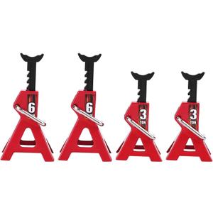 RC Car Stand, 6 Ton and 3 Ton Metal Simulation Jack Stand 1/10 RC Car Scale Jack Stand for D90 Axial Wraith SCX10