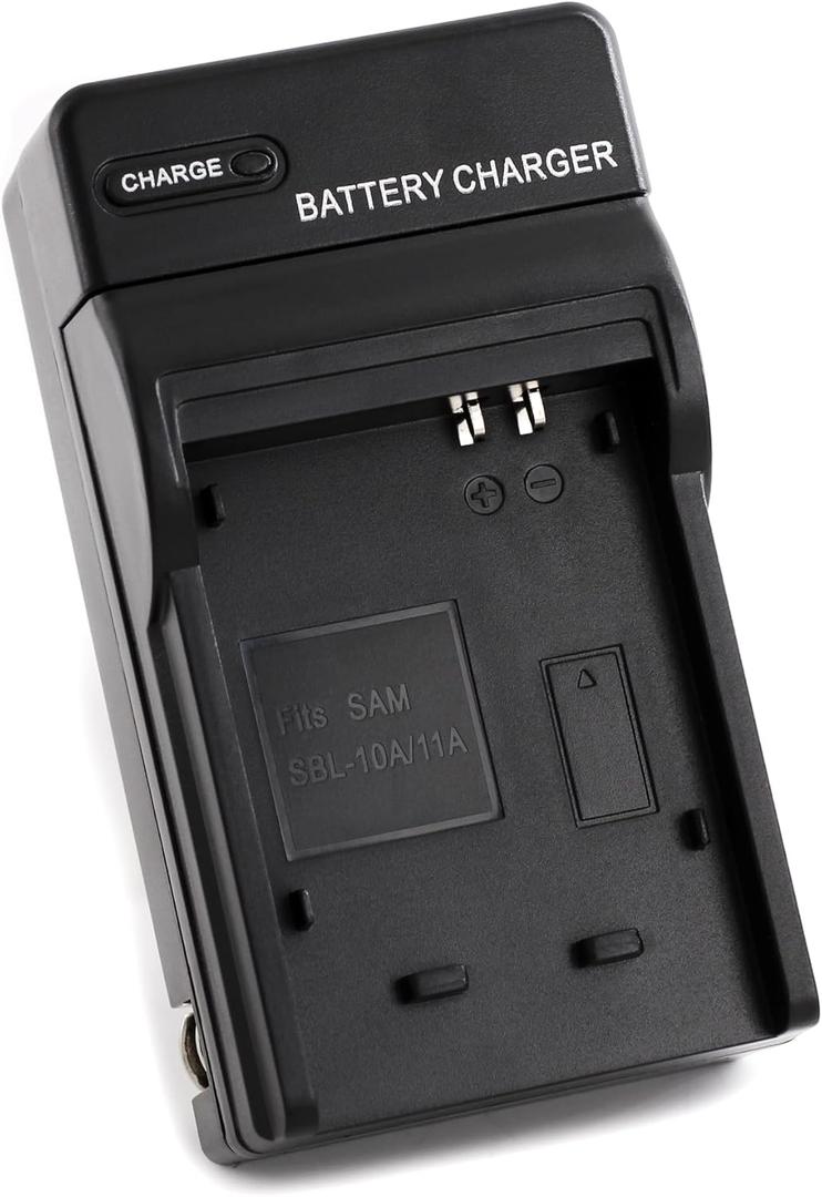 Norifon SLB-10A Wall Charger for Samsung P800, PL50, PL51, PL55, PL57, PL60, PL65, PL70, SL420, SL502, SL620, SL720, SL820, WB150, WB151, WB2100, WB500, WB550 and More with Foldable Plug
