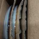 KINGSTONE Dinnerware Set for 4, Red Reactive Glaze Plates and Bowls Sets