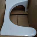 Squatty Potty Simple Curve Bathroom Toilet Stool 7" White