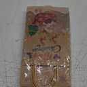 Mjokoj 24 Pack Bags - 6 Designs Kraft Paper Bags, 8.26x5.90x3.14 Inches With Handles, Suitable for Holiday, Reusable Xmas Gifts
