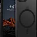 DUEDUE for iPhone 8 Plus Case, iPhone 7 Plus Case Magnetic[Compatible with Magsafe], Translucent Matte Back Protective Cover Anti-Scratch Shockproof Phone Case for iPhone 7 Plus/8 Plus, Black