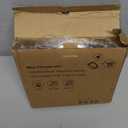 4-Pack Stainless Steel Cat Food Bowls, Shallow Whisker-Friendly Non-Slip Silicone Base Metal Dishes, Easy to Clean Indoor Feeding Flat Plates for Cat, Kitten, Small Dog (6.7")