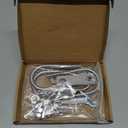 4 Sets M8 U Bolts 1-1/2 Inch Wide, 5/16" x 1-1/2"W x 3-1/2"L Stainless Steel U Bolt Heavy with Nuts, Bolt Plate and Washers (4, M8 x 40mm x 97mm)