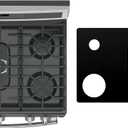 Custom Fit Reusable Burner Liner for General Electric GE Gas Range Stove Protect Your Stovetop with this Splatter Guard Cover - JGB660SEJSS