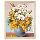GULETHUN 18x22 Picture Frame, Natural Wood Poster Frame, Home Decor Natural Gallery Frames, Horizontal or Vertical Format, Sturdy, Plexiglass, Large Wall Decor, for Photos, Artworks, Posters