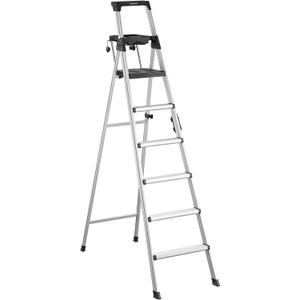 COSCO 8-ft Signature Series Aluminum Step Ladder, Type 1A, 300 lb. Capacity