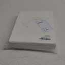 Tribeca Living Organic Cotton Twin Percale Sheets - 400 Thread Count, Extra Deep Pocket, Smooth, Crisp and Breathable, 3-Piece Bedding Set, Pure White