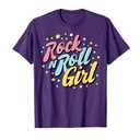 Rock 'n' Roll Girl Darla Purple T-Shirt 3XL