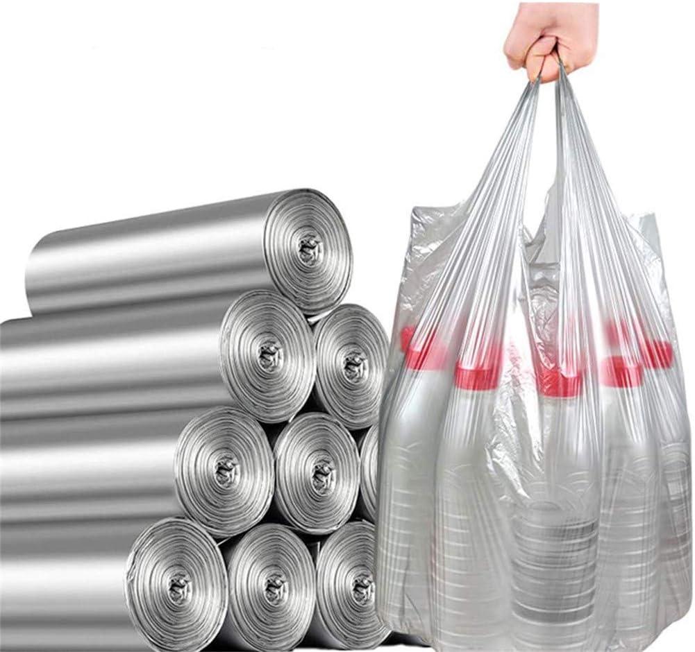 IPLUS Tall Kitchen Drawstring Trash Bags, 7-8 Gallon, 100 Count (Silver, 7-8 Gallon)