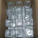 6 Pcs Glass Spice Jars with Label, 4oz Spice Jars with Lids, Seasoning containers Set, Comes with spice bottle caps, Silicone Collapsible Funnel,chalk, for Spice Rack, Cabinet, Drawer