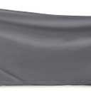 Tranqun Hammock Cover 188" W x 58" D x 20" H, Fits 14-16 ft Hammock Stand, Heavy Duty 420d Oxford Waterproof UV Resistant Outdoor Patio Cover with Adjustable Buckle Straps, Double Stitched Seam(Gray)