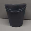 Sterilite 3 Gallon Oval Wastebasket with Lid, Small Plastic Trash Can for the Bathroom, Bedroom, Dorm or Home Office, Clear, 2-Pack