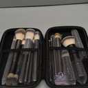 Professional Makeup Brushes BS-MALL with Travel Case, Premium Synthetic Foundation Brushes, Concealer Blush Eyeshadow Brush Kit, Labeled for Beginners & Pro, Ideal for Daily Makeup & Gift