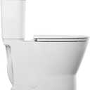 American Standard 252AA898.020 Cadet Aspirations Two-Piece Toilet with Slow-Close Seat, Elongated Front, Chair Height, Right Hand Flush, White, 1.28 gpf