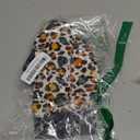 Dog Striped Recovery Suit, Puppy After Surgery Onesie for Female Male Dogs, Dogs Cats Long Sleeve Pajamas Bodysuit, Surgery Abdominal Wound Bandages Clothes, Dog Pant for Shedding Skin Disease (Small, Leopard)