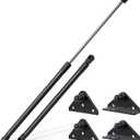 JAGASOL 20 Inch 120 lbs Gas Struts with Mounting Brackets for RV Bed Lift, Heavy Duty Shock Springs for Storage Door.(Fit 115-125 lbs Lid)
