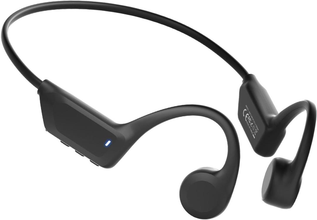 New Waterproof Open-Ear Bone Conduction HeadphonesBluetooth 6.010-Hour Battery LifeUltra-Light Wireless HeadsetStable Connection Sports Earbuds for RunningCyclingWorkoutHiking