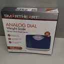 SmartHeart Analog Body Weight Scale | Mechanical Scale | 286 lbs / 130 kg Capacity | Non-Skid Platform | Easy Dial Calibration | No Batteries Needed