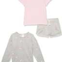 Splendid Girls' Longsleeve T Shirt and Short Set (Medium)