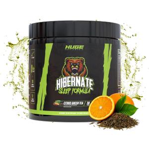 Hibernate Sleep Supplement, Complete & Optimally Dosed Sleep Recovery Formula, Relax & Unwind, Includes GABA, Valerian Root, Melatonin, 5-HTP & More (30 Servings)
