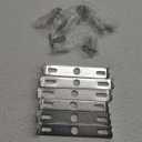 6 Packs Ceiling Light Mounting Bracket 4.13"-4.52" Light Fixture Mounting Bracket with Screws for Chandelier