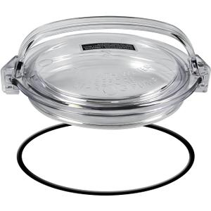 SPX1500D2A Pool Pump Lid with O-Ring Compatible with Hayward PowerFlo/LX SP1500,SP1700,SP1580 etc, XQK Grade Clear Pool Pump Strainer Cover Replacement Parts for the Above Ground Pool Filter Pump