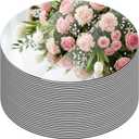 36 Pcs 12 Round Mirrors for Centerpieces for Tables, Round Mirrors Trays Plates for Centerpieces, Wedding Decorations, Baby Shower Party, Christmas Decorations, 2mm