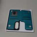 DJDUCK Designed for Samsung Galaxy S25 Edge Case Wallet with Card Holder, [Magnetic Clasp Cover] [RFID Blocking Leather Protection] Shockproof Women Men Cases for Samsung S25 Edge Blue Green