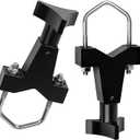 High Lift Jack Mount, KAVIUS Hi Lift Jack Tube Mount 1-2.5" Compatible with Jeep RZR Offroad Polaris Universal Vehicle Truck Adjustable High Lift Jack Mounting (Black)