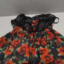 Avidlove Lingerie for Women Sexy Lace Babydoll Mesh Chemise Boudoir Nighty with Garter Belt (Red Rose) XXL