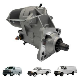 Starter Motor Compatible with Ford 7.3L Powerstroke Diesel 1995-2003 F-250 F-350 Super Duty Excursion E-350 E-450 Econoline - 17802 228000-8420 410-52057 17802N
