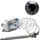 60125401 for Deep Fryer 1175 thermostat compatible with imperial fryer, 1/4" Thread Mpt Stuff Box, RX-1-36 Thermostat compatible with Pitco, 200-400F